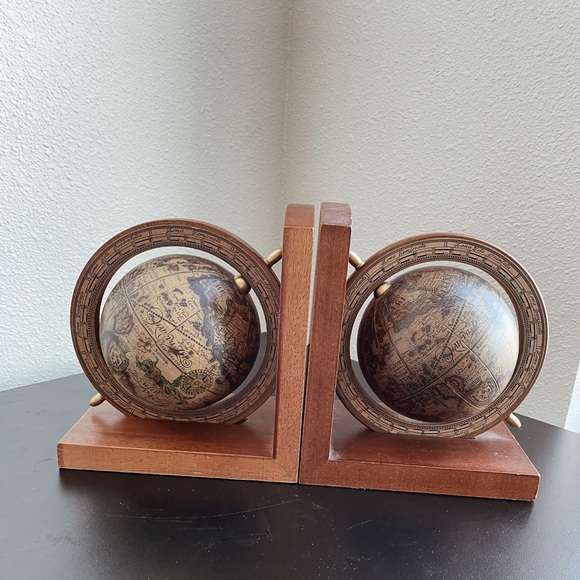 Accents Vintage Globe Bookends Poshmark